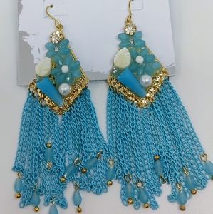 NWT BEACHY TASSEL EARRINGS
